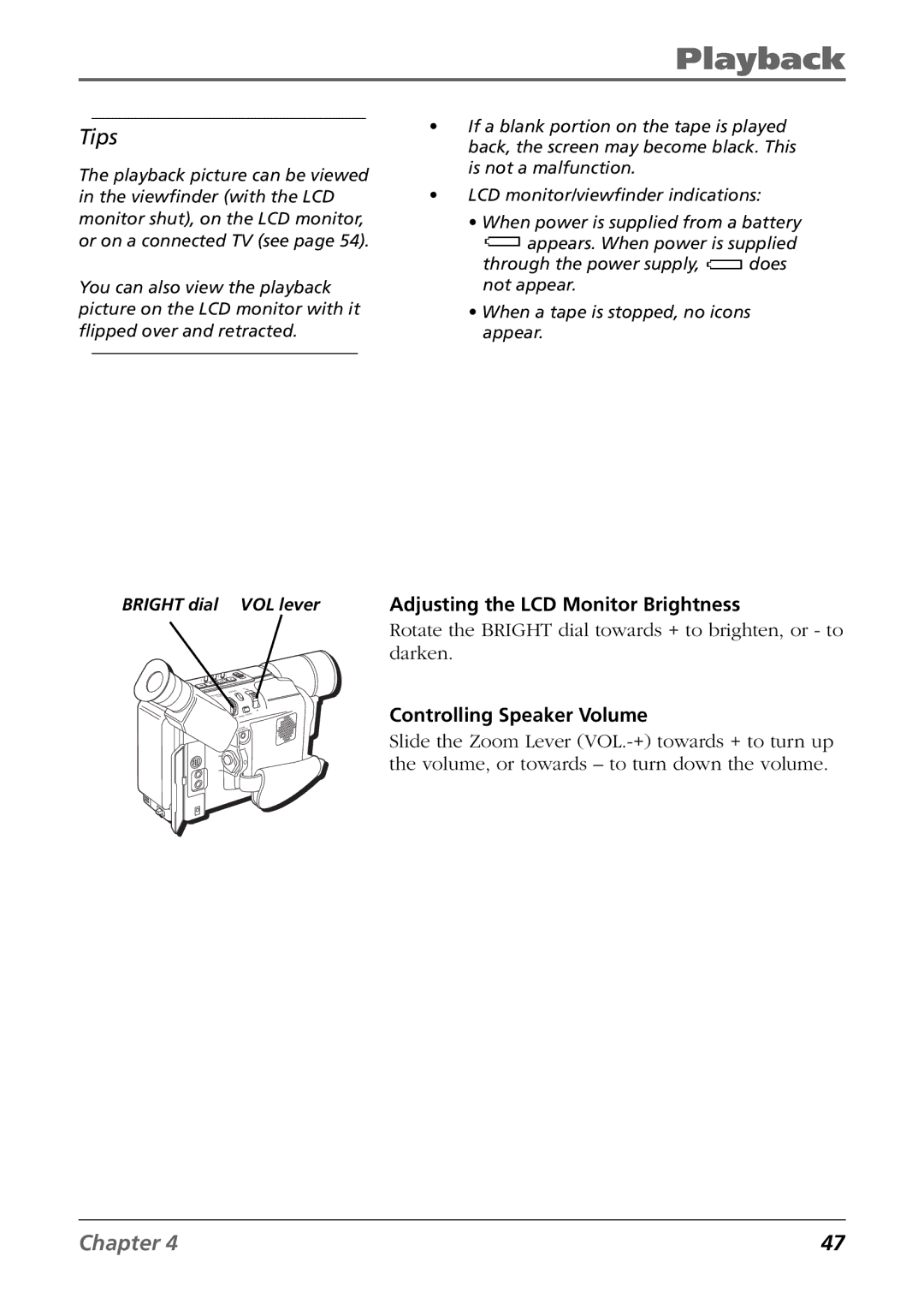 RCA CC6394 manual Tips 