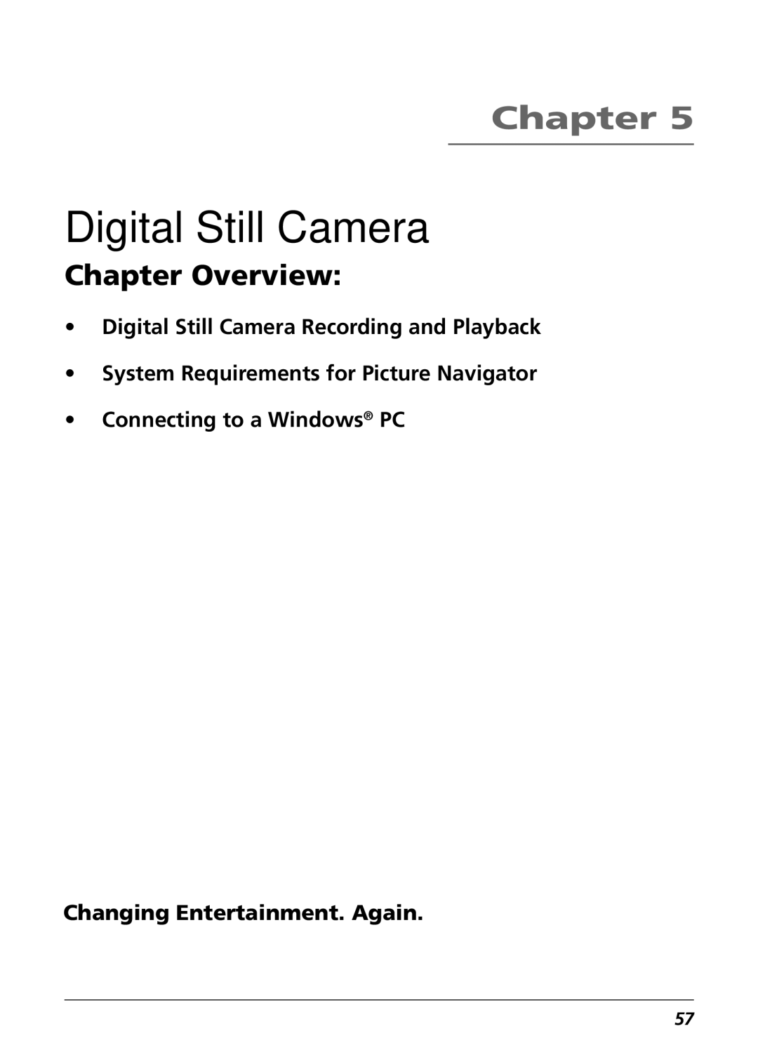 RCA CC6394 manual Digital Still Camera 