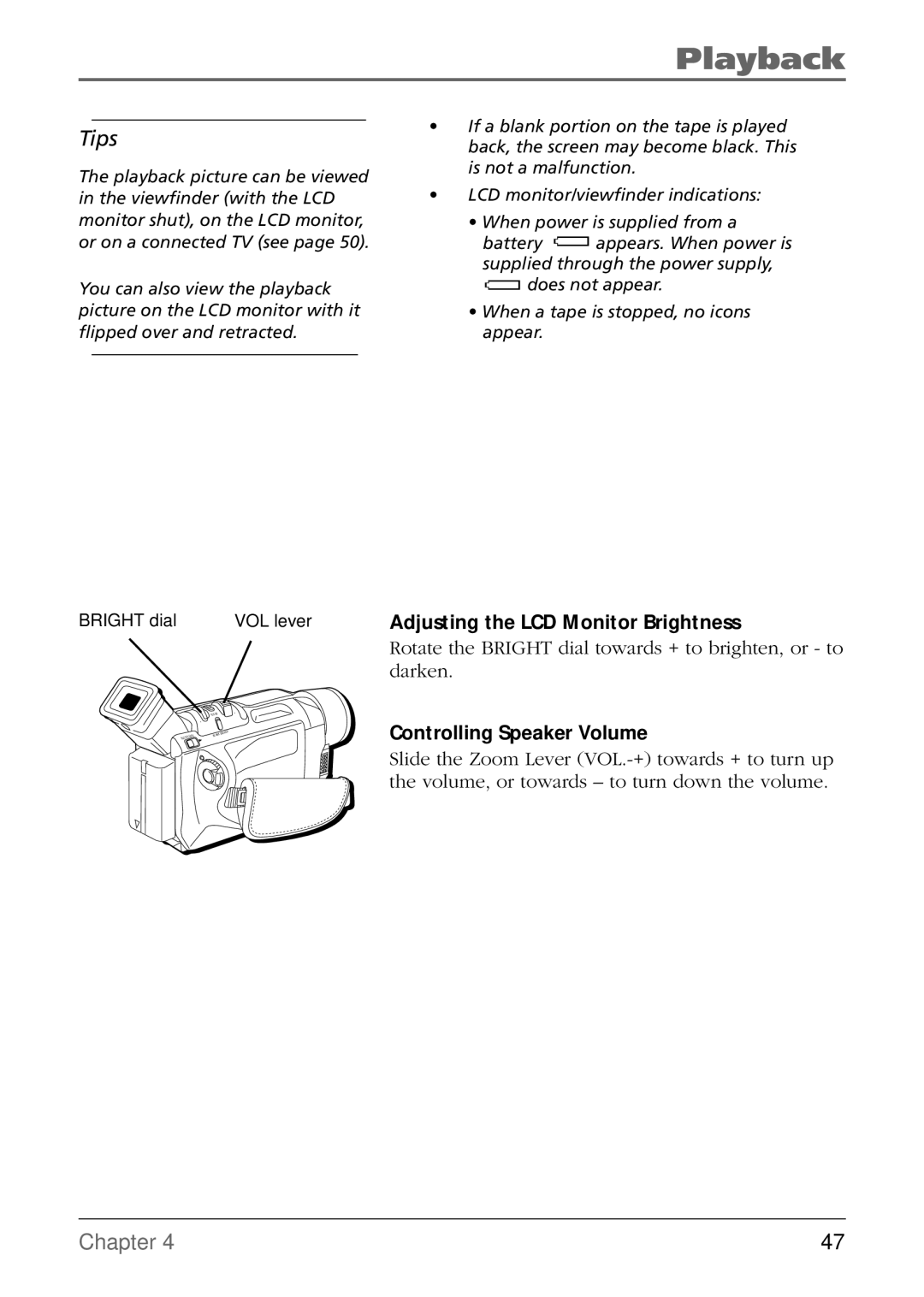 RCA CC9360 manual Tips 