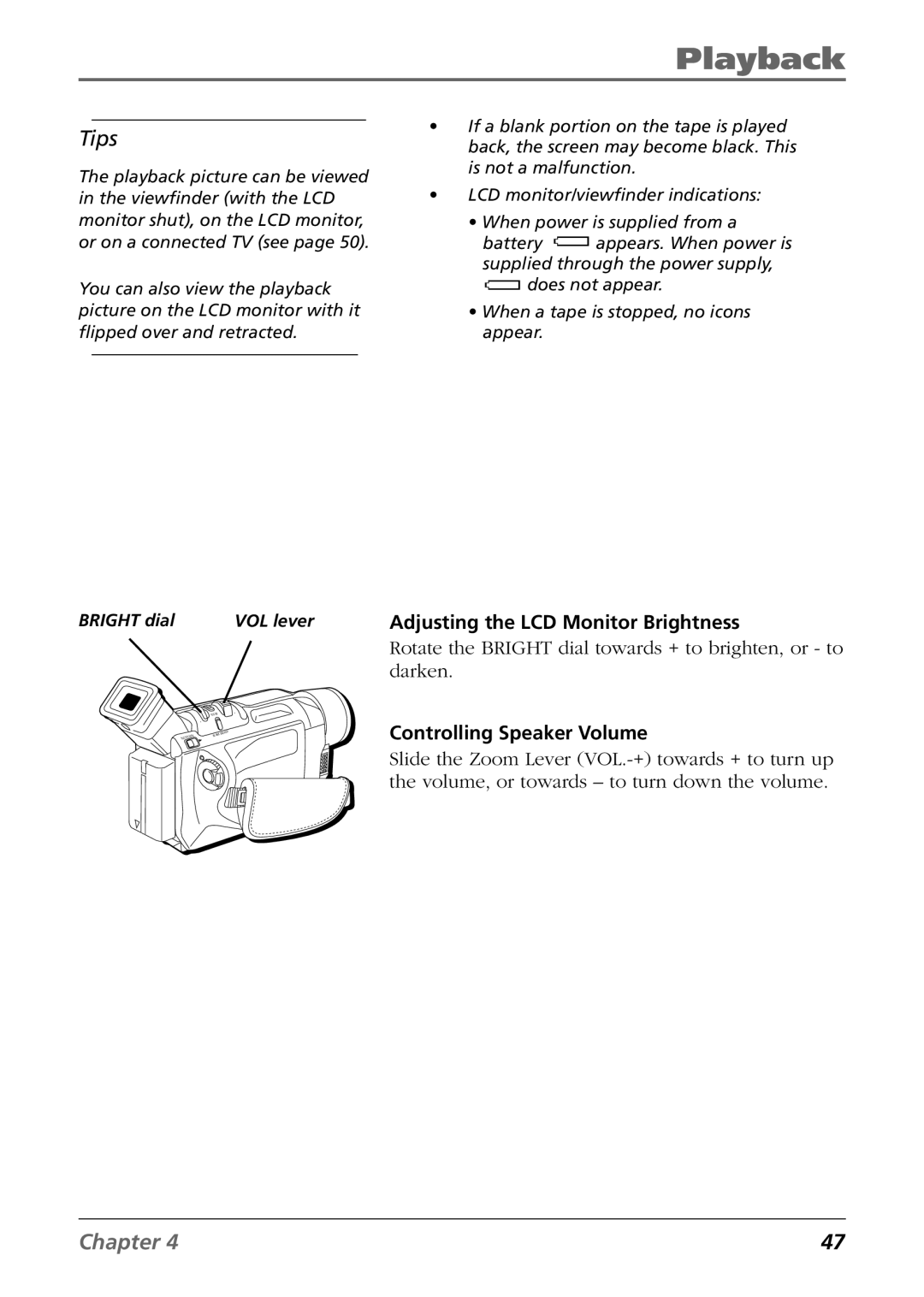 RCA CC9360 manual Tips 