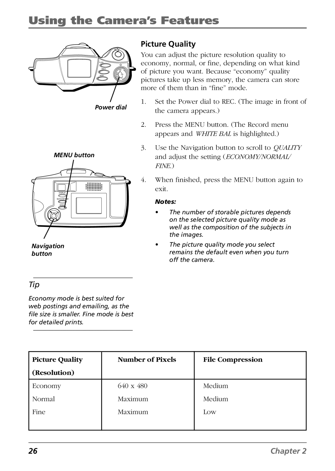 RCA CDS6300 manual Picture Quality, Tip 