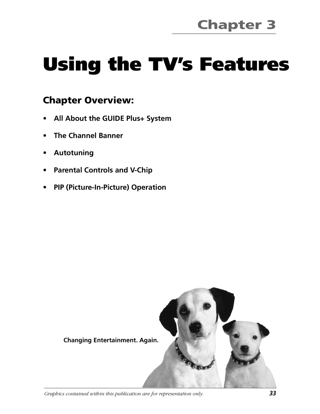 RCA D32TF20 manual Using the TV’s Features 