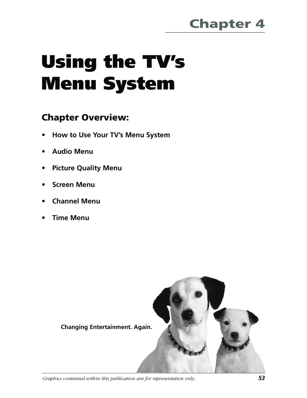 RCA D36120 manual Using the TV’s Menu System 