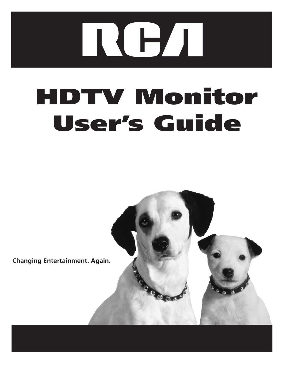 RCA D52W20, D40W20 manual Hdtv Monitor User’s Guide 