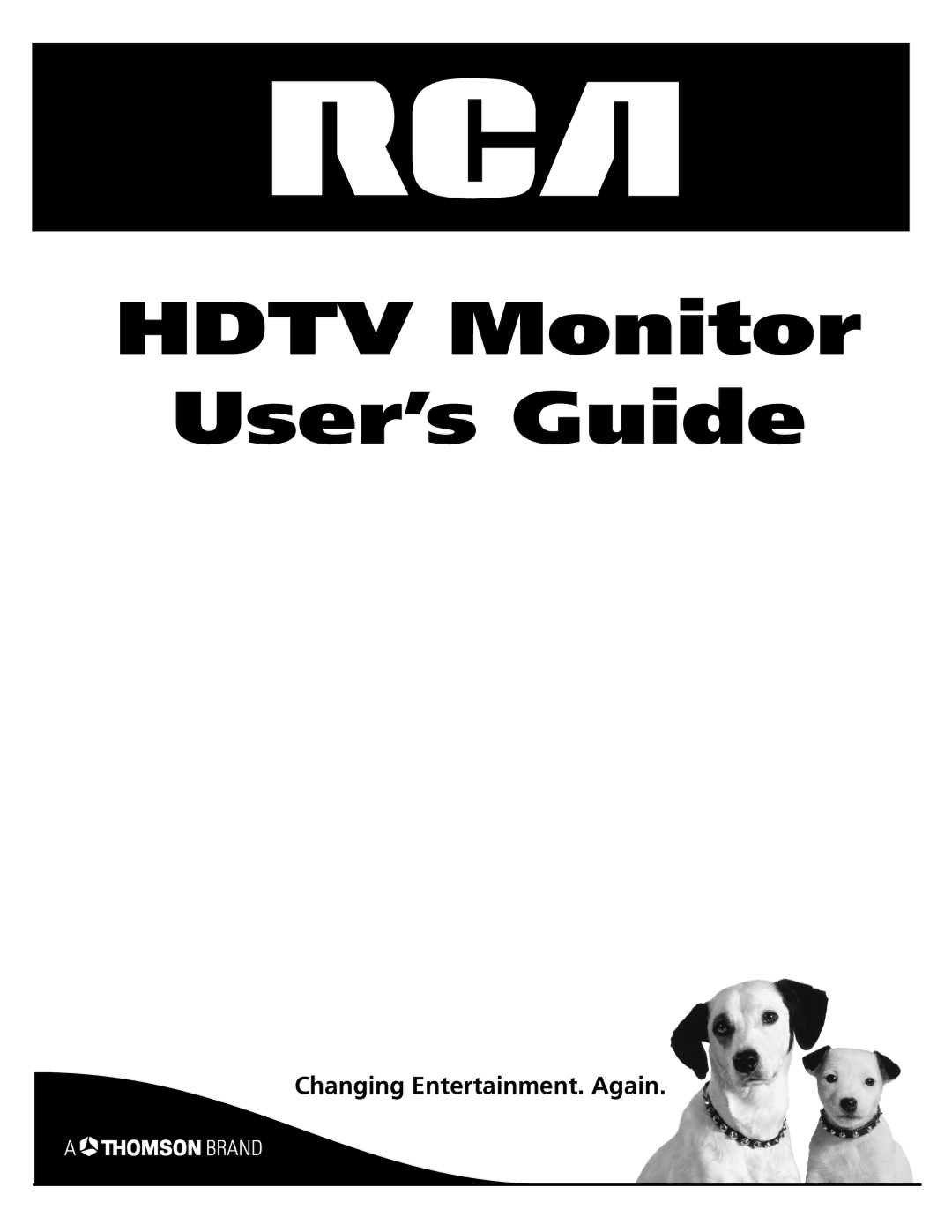 RCA D61W17B manual Hdtv Monitor User’s Guide 