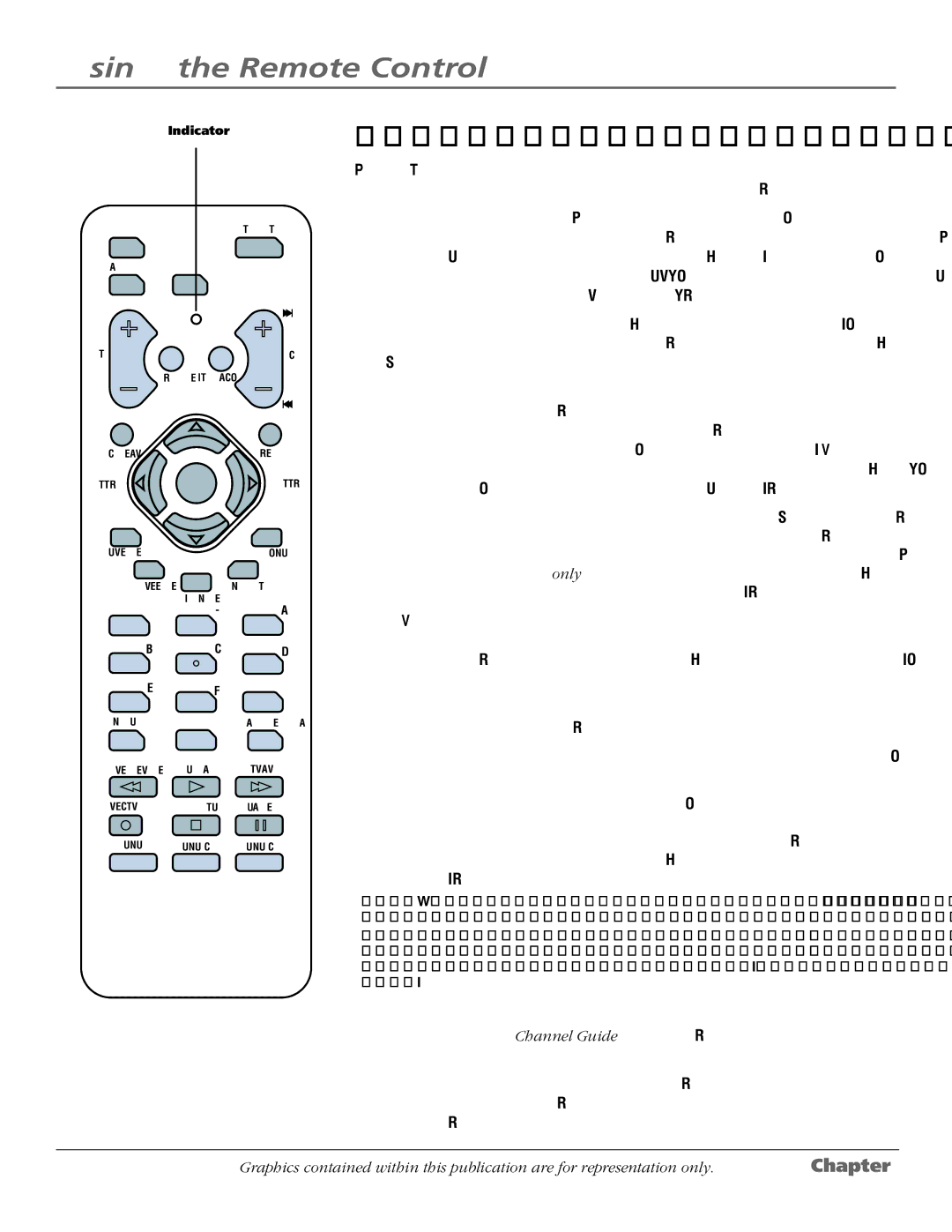 RCA D61W17B manual Using the Remote Control, Buttons on the Remote Control 