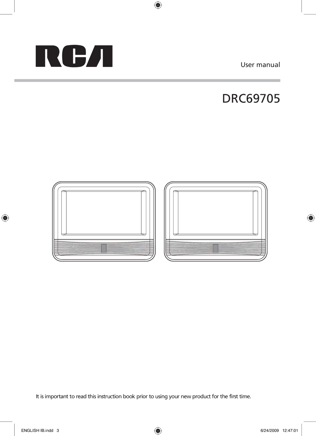 RCA DRC69705 user manual 