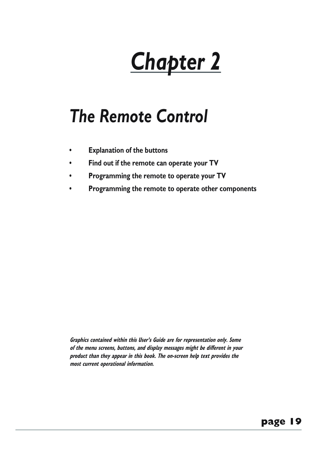 RCA DRC8300N Chapter, The Remote Control, page, Explanation of the buttons Find out if the remote can operate your TV 