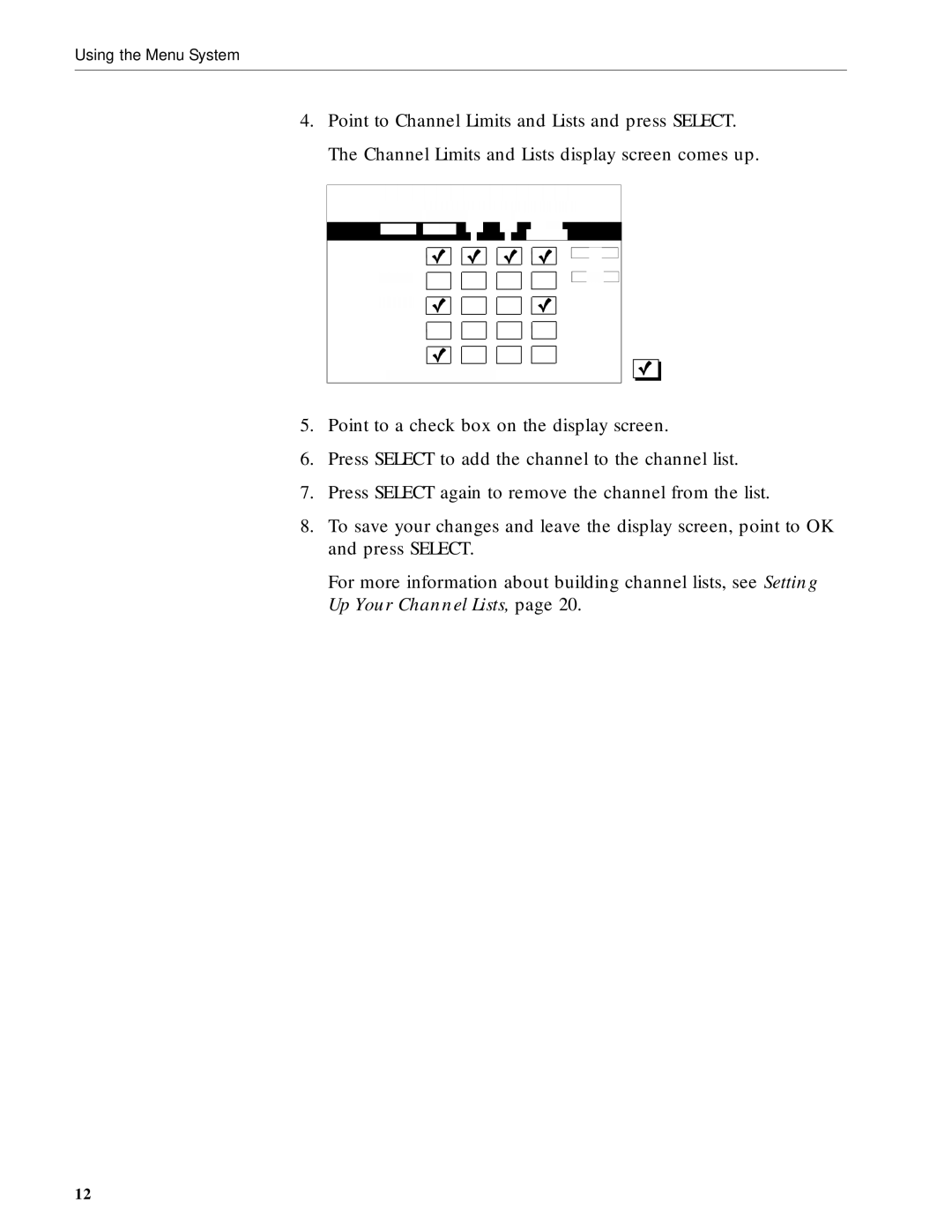 RCA DRD203 RW user manual Using the Menu System 