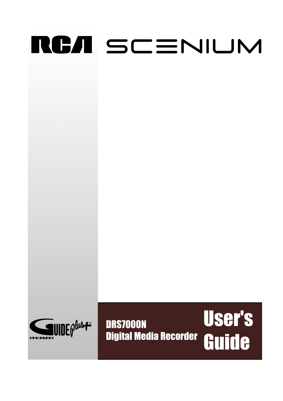 RCA DRS7000N manual Users Guide, Digital Media Recorder 