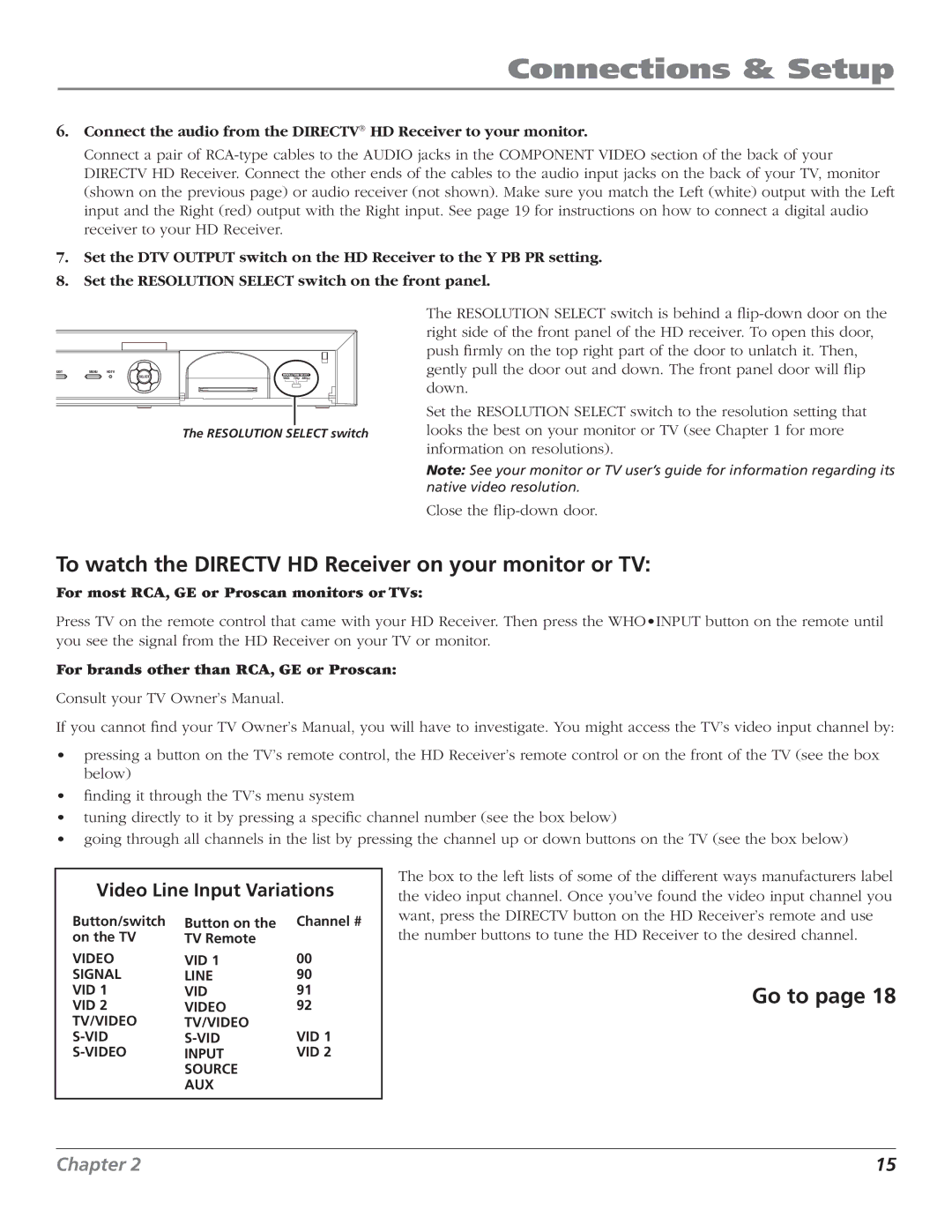 RCA DTC210 user manual Connections & Setup 