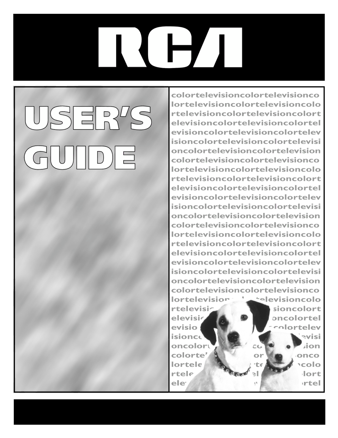 RCA E13342 manual USER’S Guide 