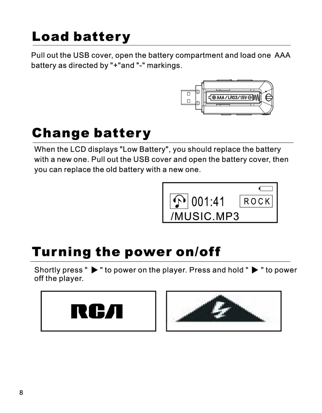 RCA EMUSIC1 manual 