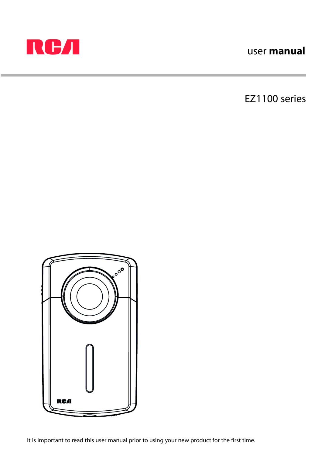 RCA user manual EZ1100 series 