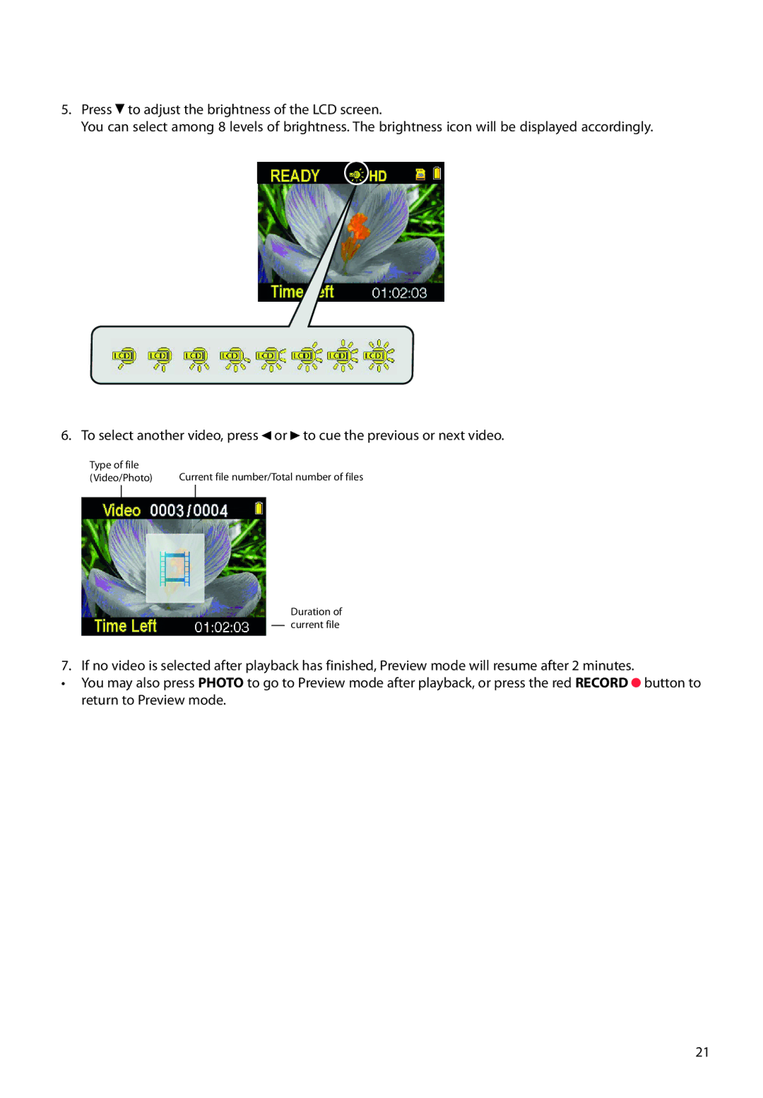 RCA EZ5000 user manual 