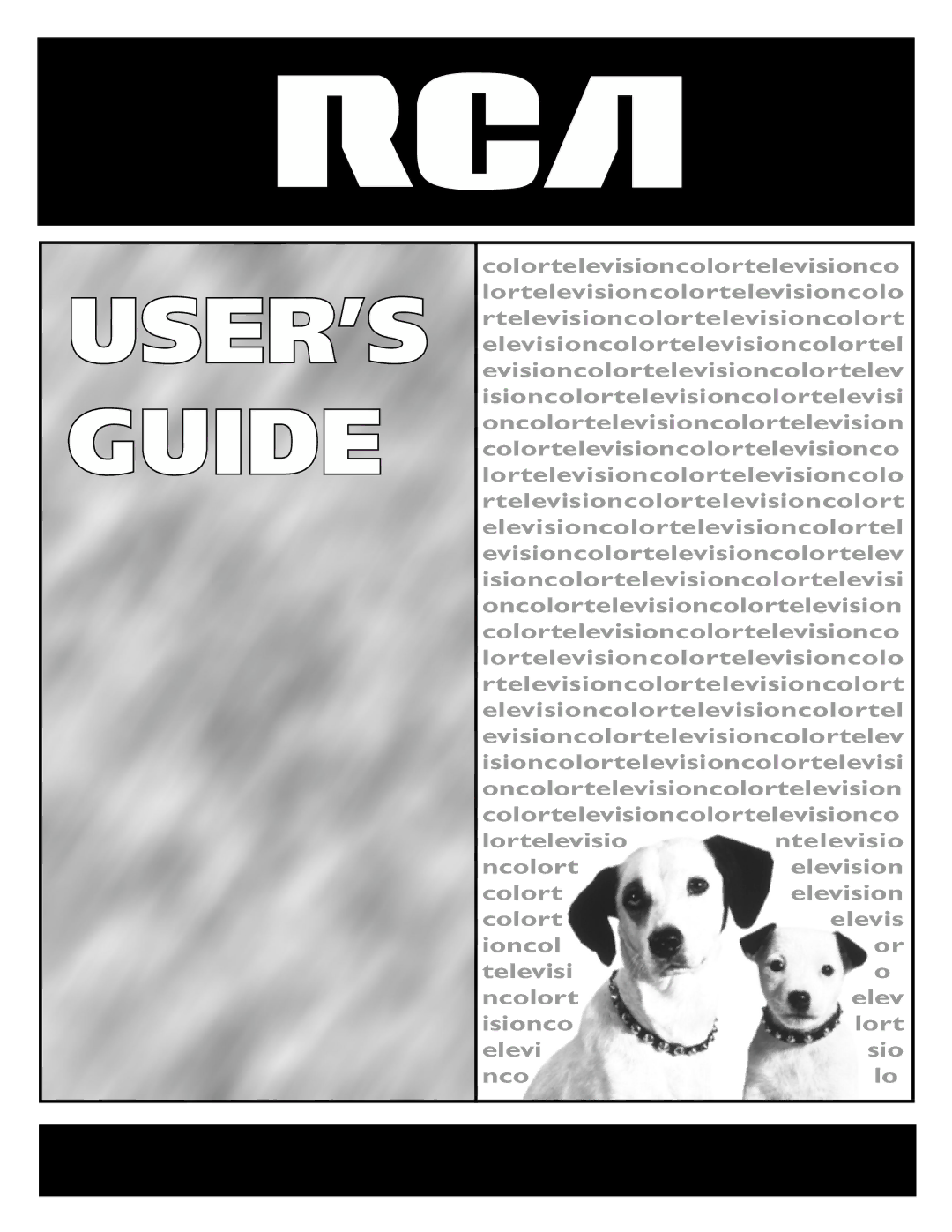 RCA F19430 manual USER’S Guide 