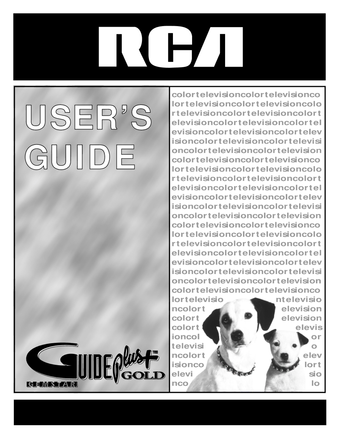 RCA F20645, F25305 manual USER’S Guide 