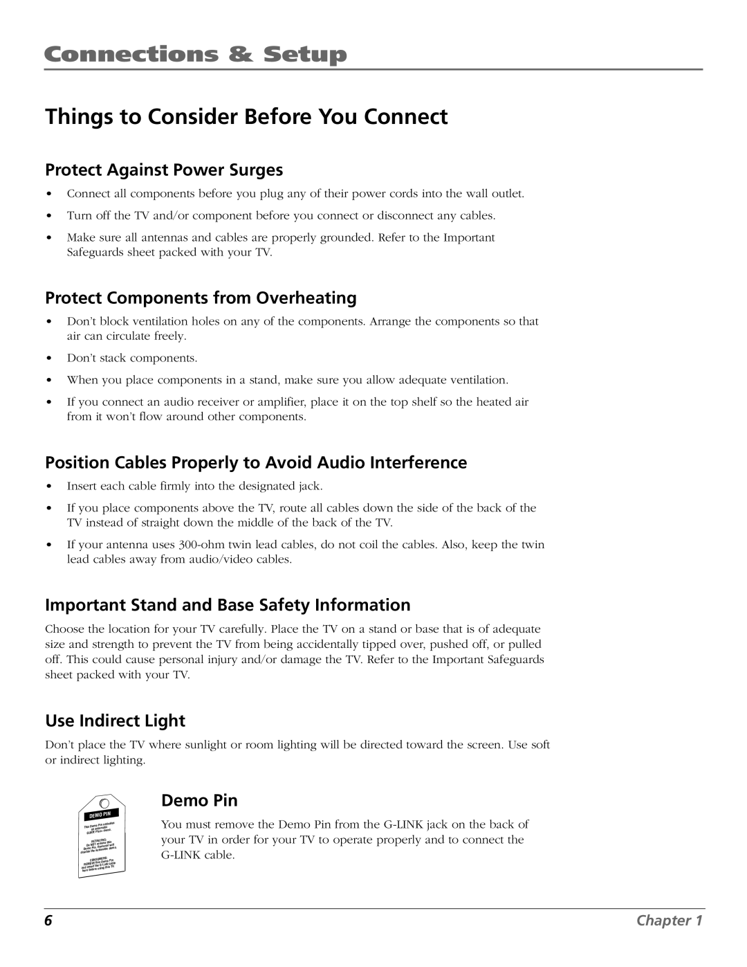 RCA F25422, F19432 manual Things to Consider Before You Connect 