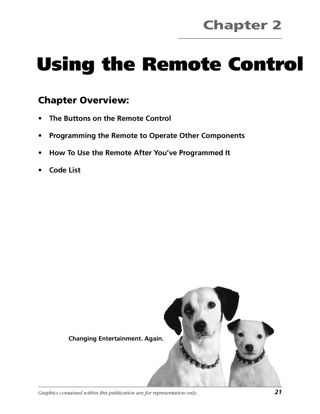 RCA F25423 manual Using the Remote Control 