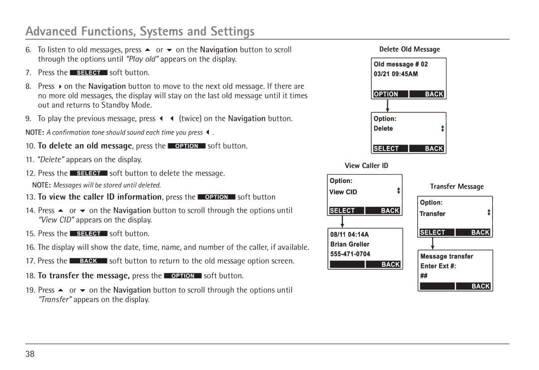 RCA H5450 manual Soft button 