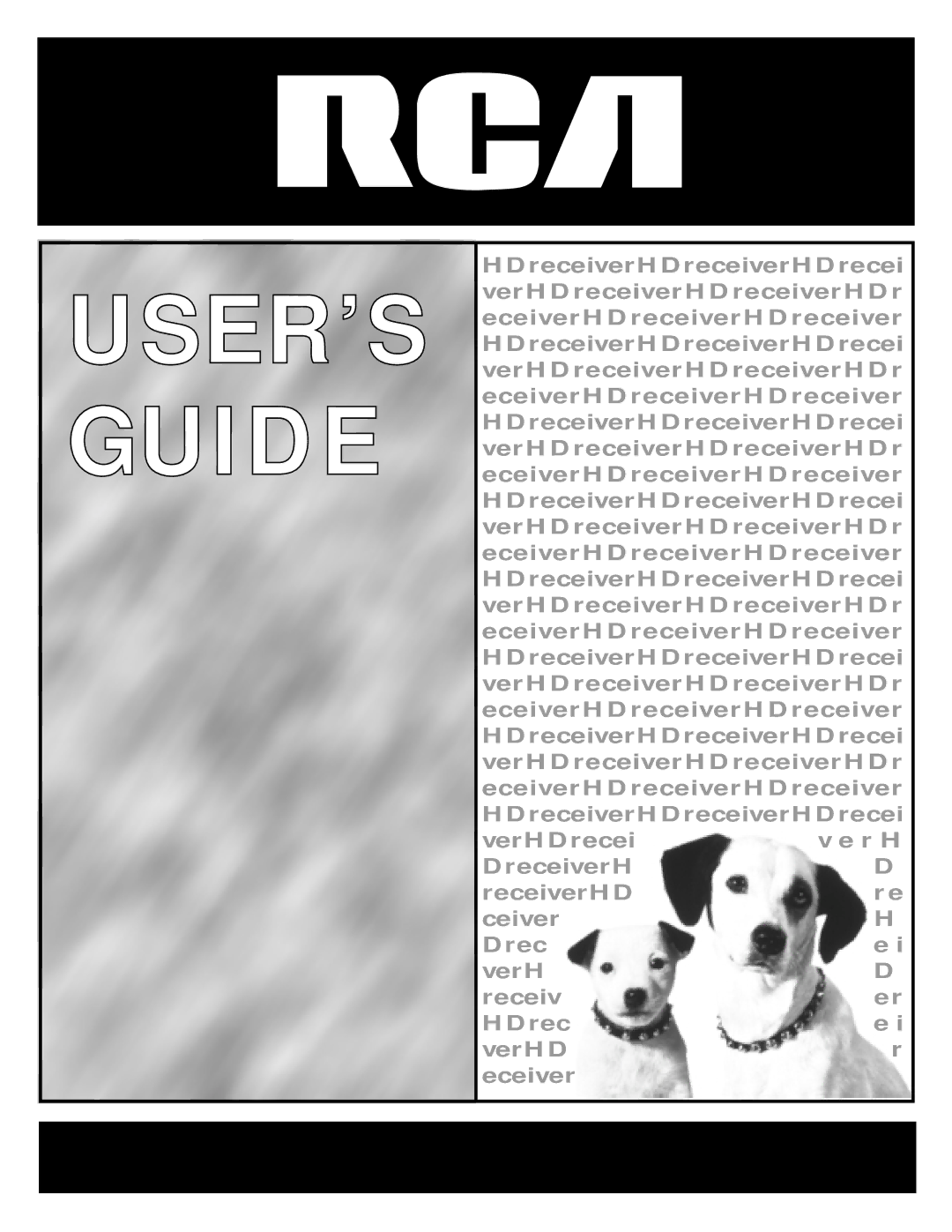 RCA HD Receiver manual USER’S Guide 