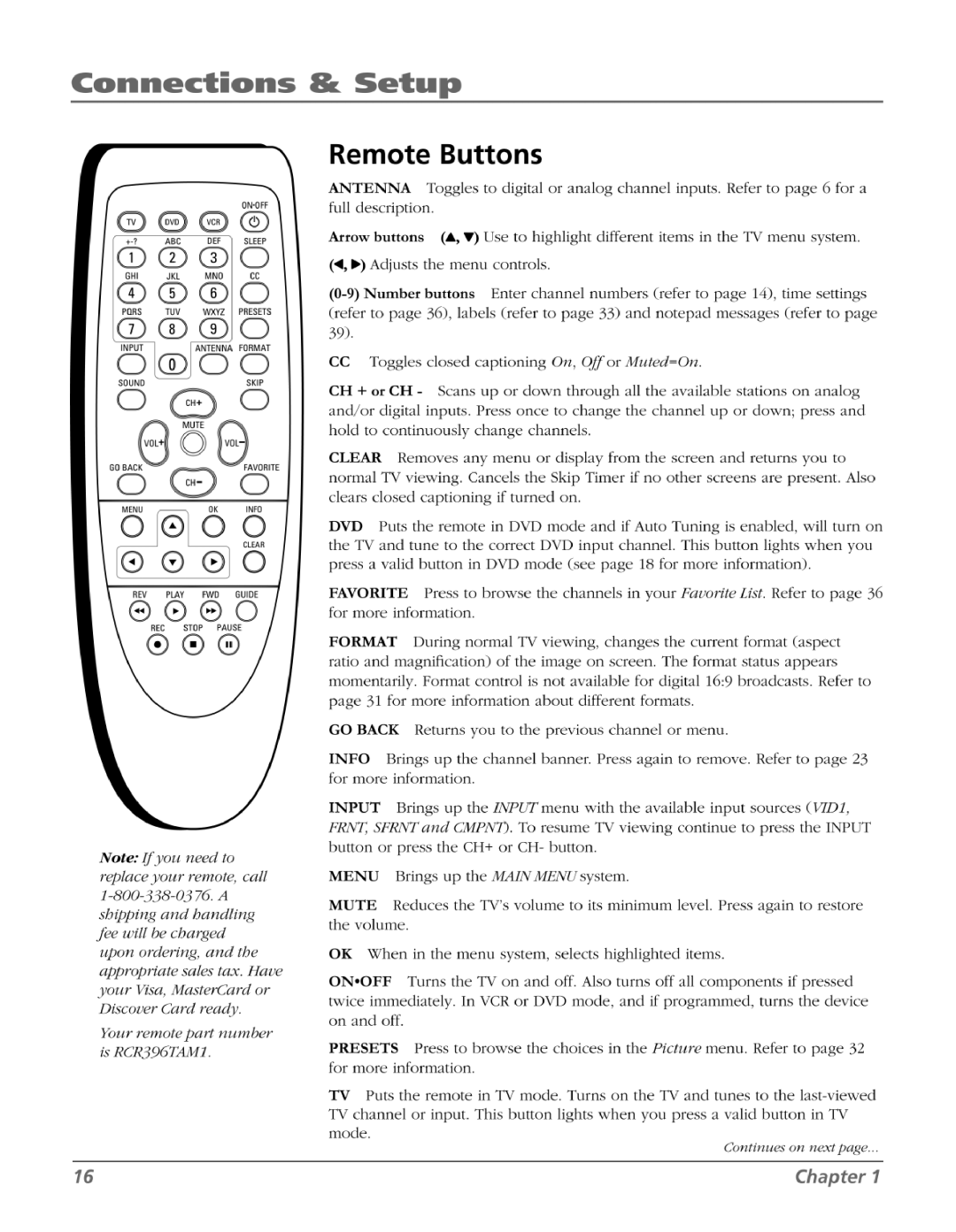 RCA HD27F534T manual 