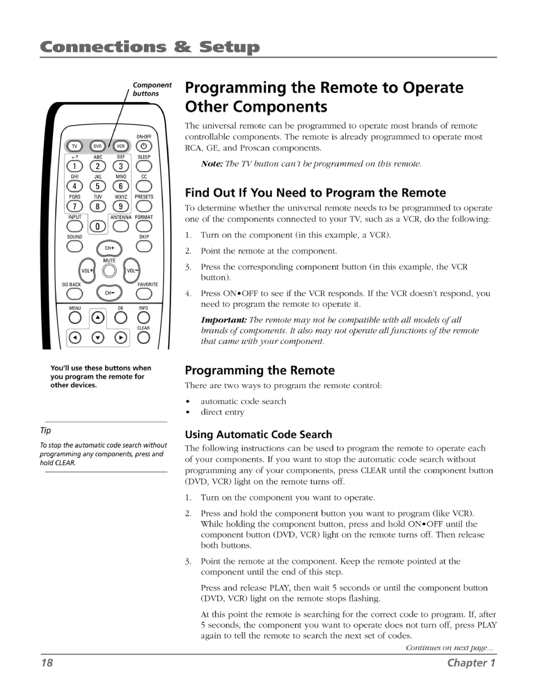 RCA HD27F534T manual 