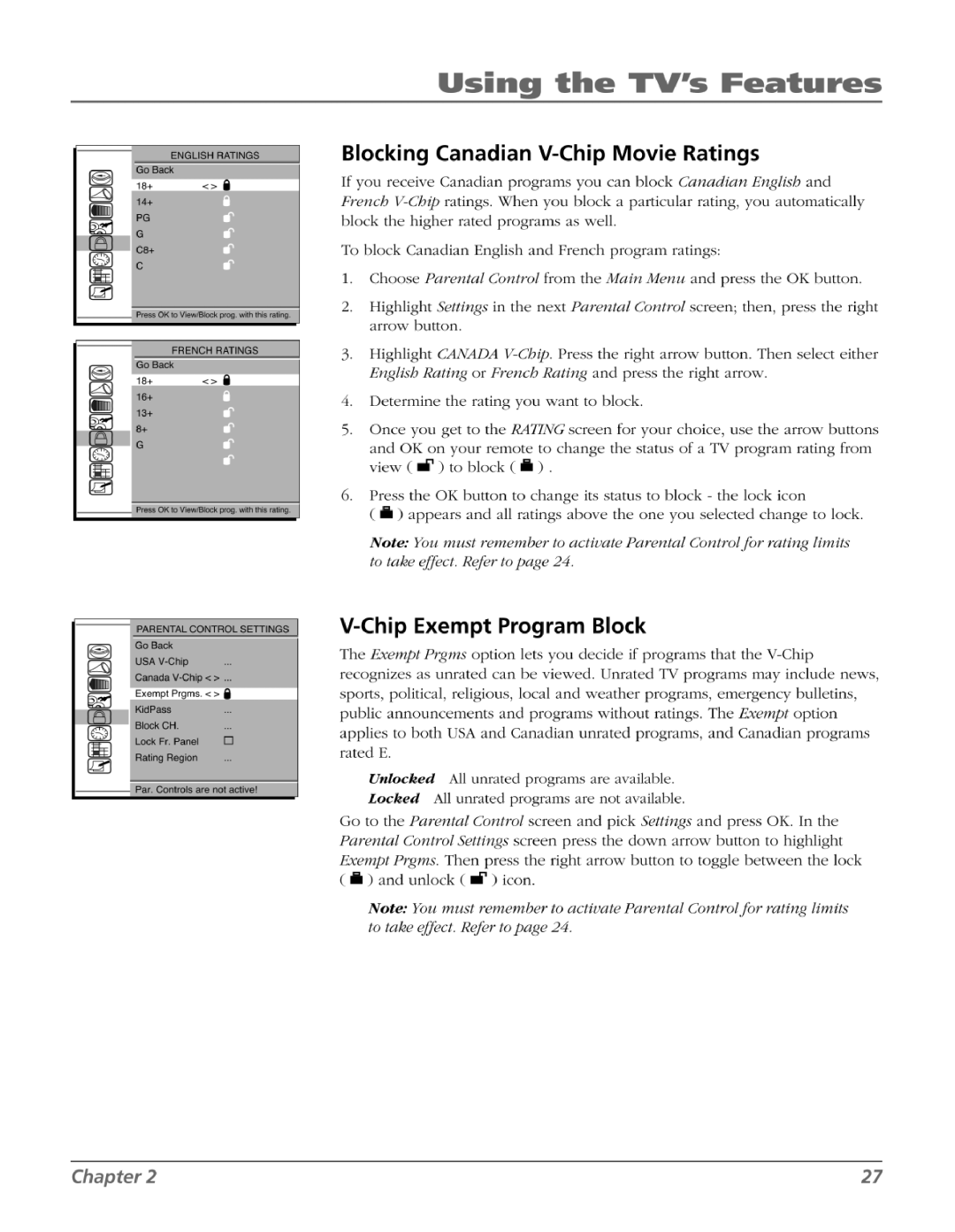 RCA HD27F534T manual 