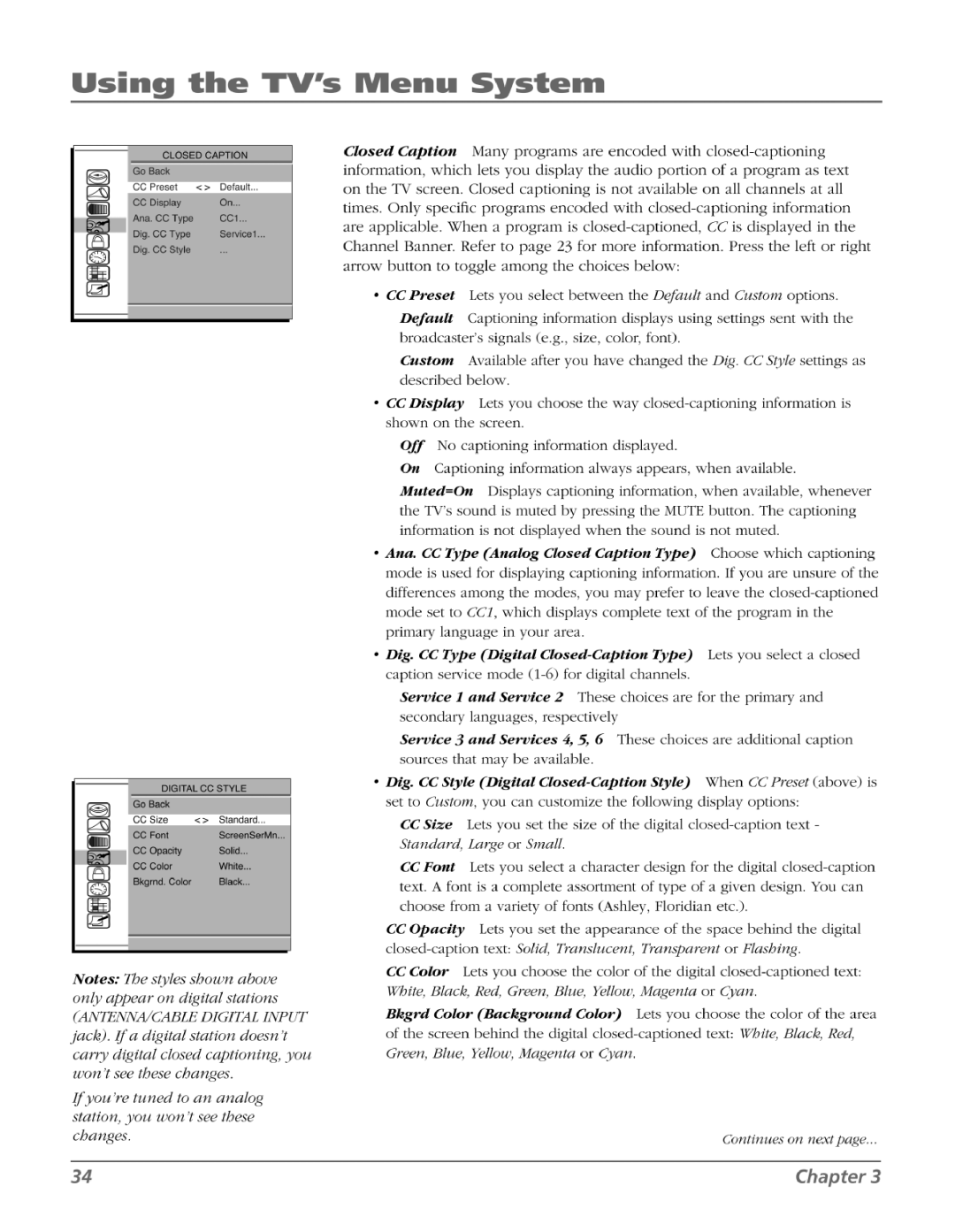 RCA HD27F534T manual 