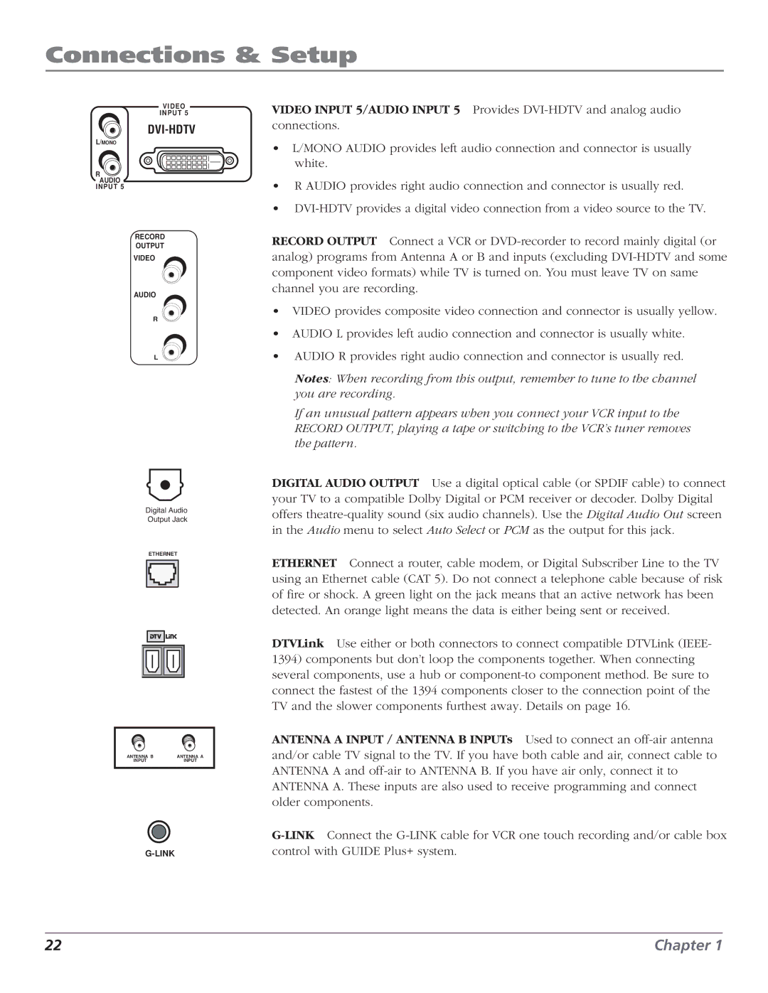 RCA HD56W151 manual Dvi-Hdtv 