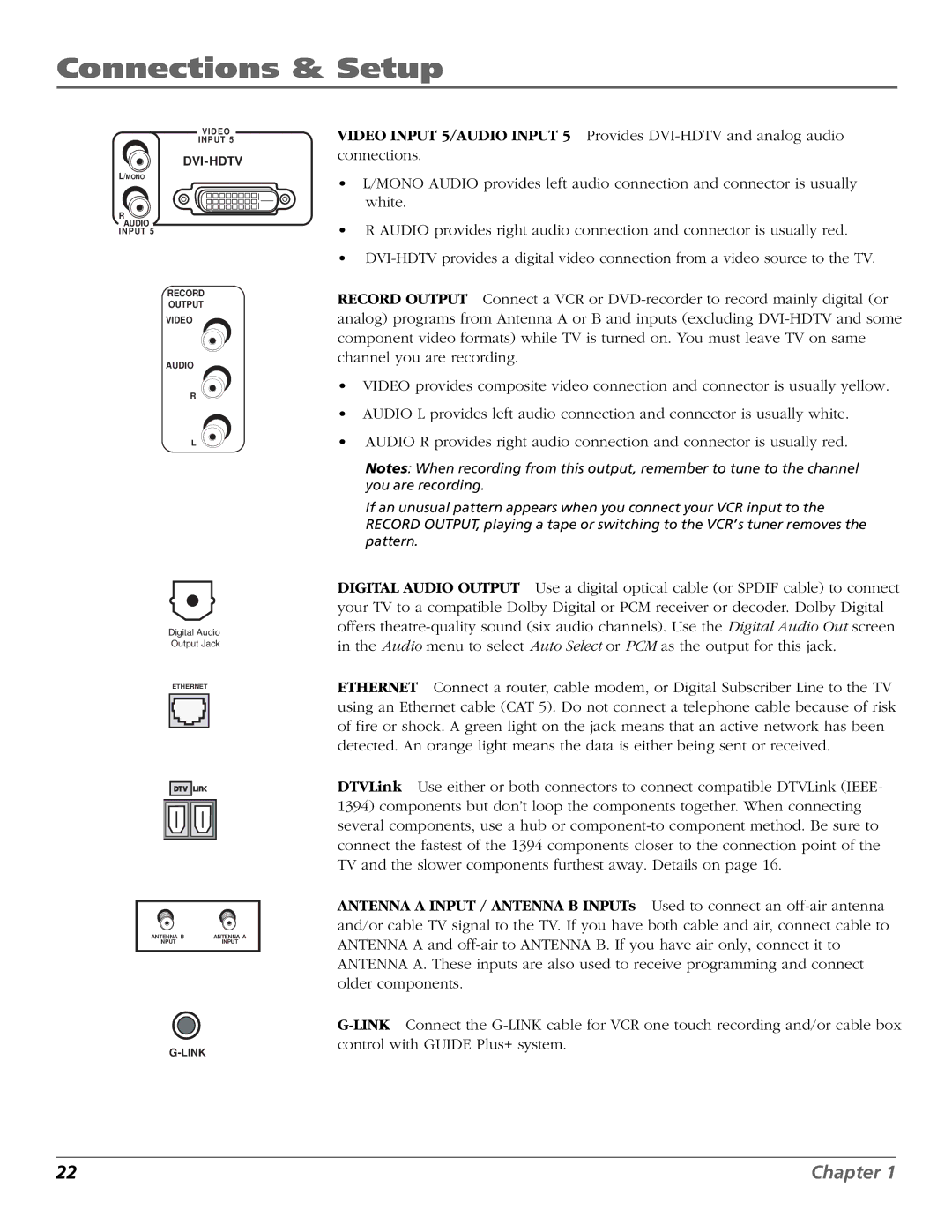 RCA HDLP50W151 manual Dvi-Hdtv 