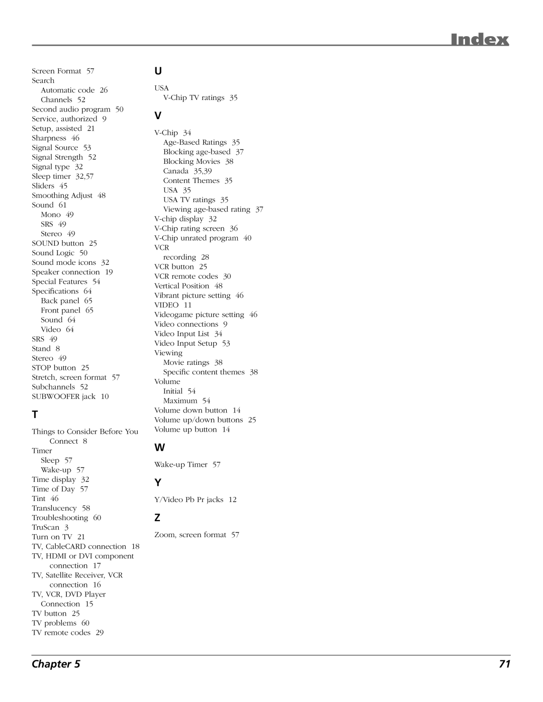 RCA HDTV manual Usa 