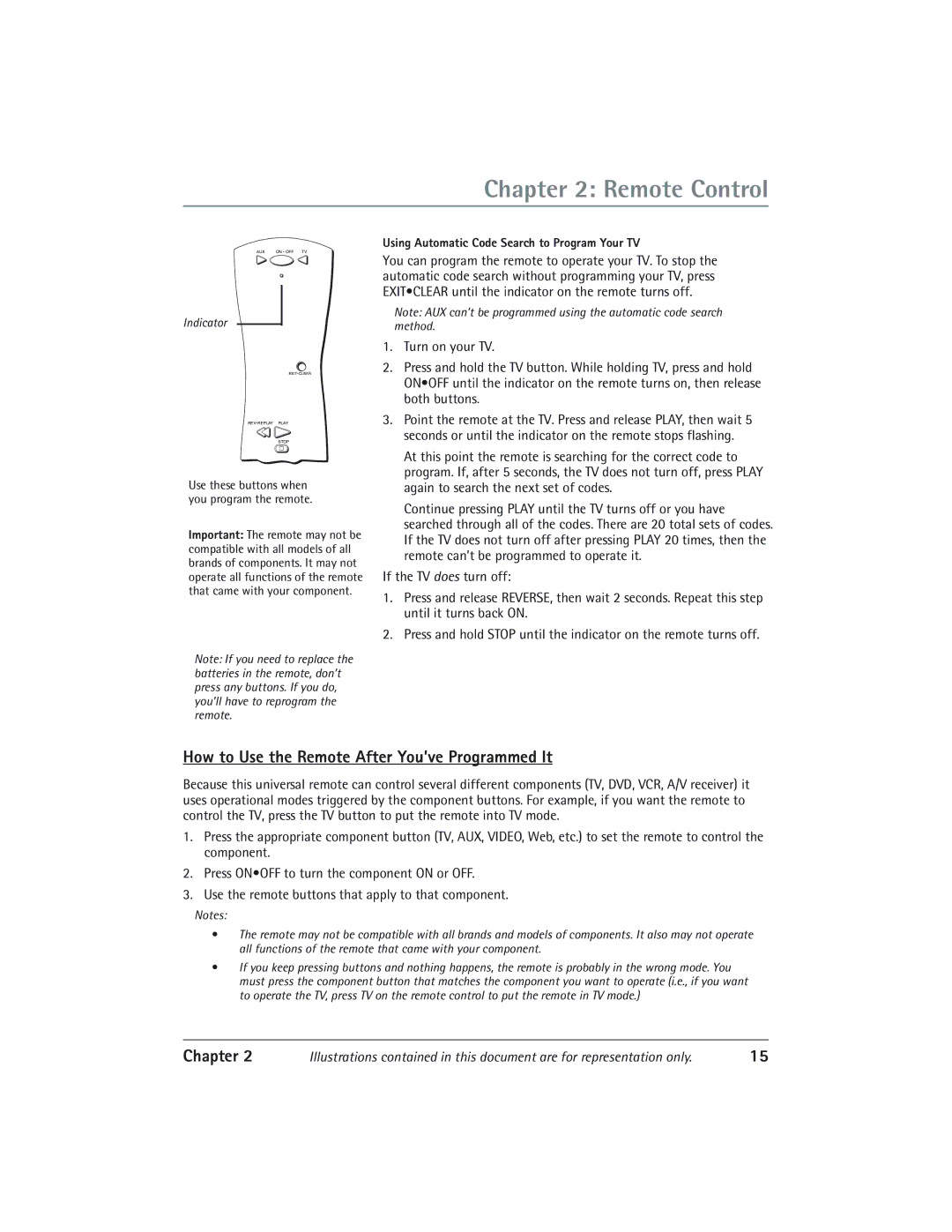 RCA IP900 manual How to Use the Remote After You’ve Programmed It, Using Automatic Code Search to Program Your TV 