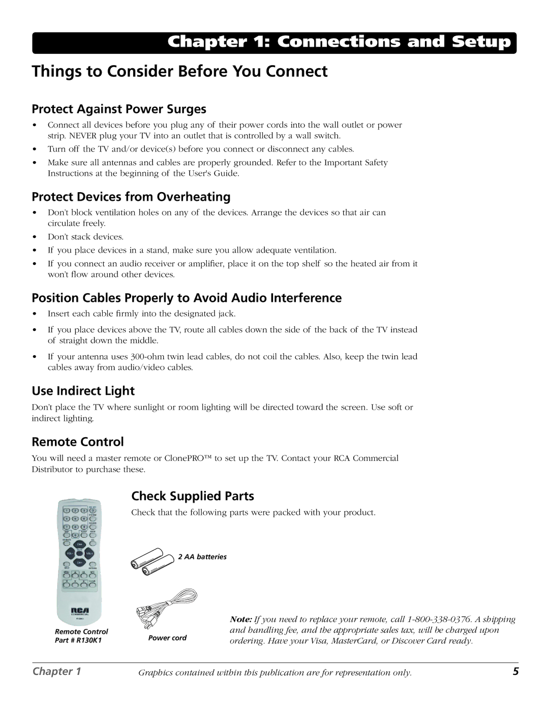 RCA J26L637L manual Things to Consider Before You Connect 