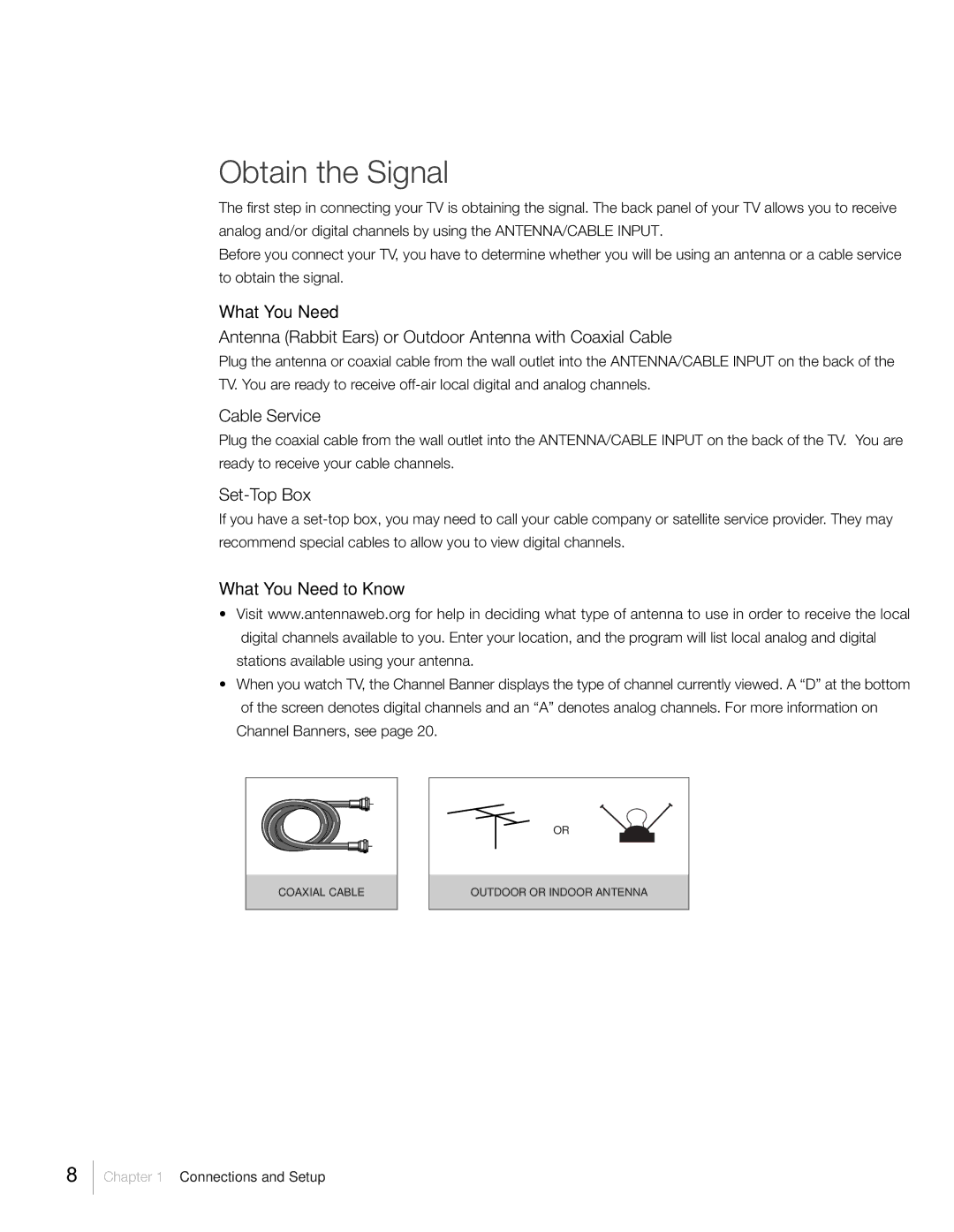 RCA L19HD41 warranty Obtain the Signal, What You Need to Know 