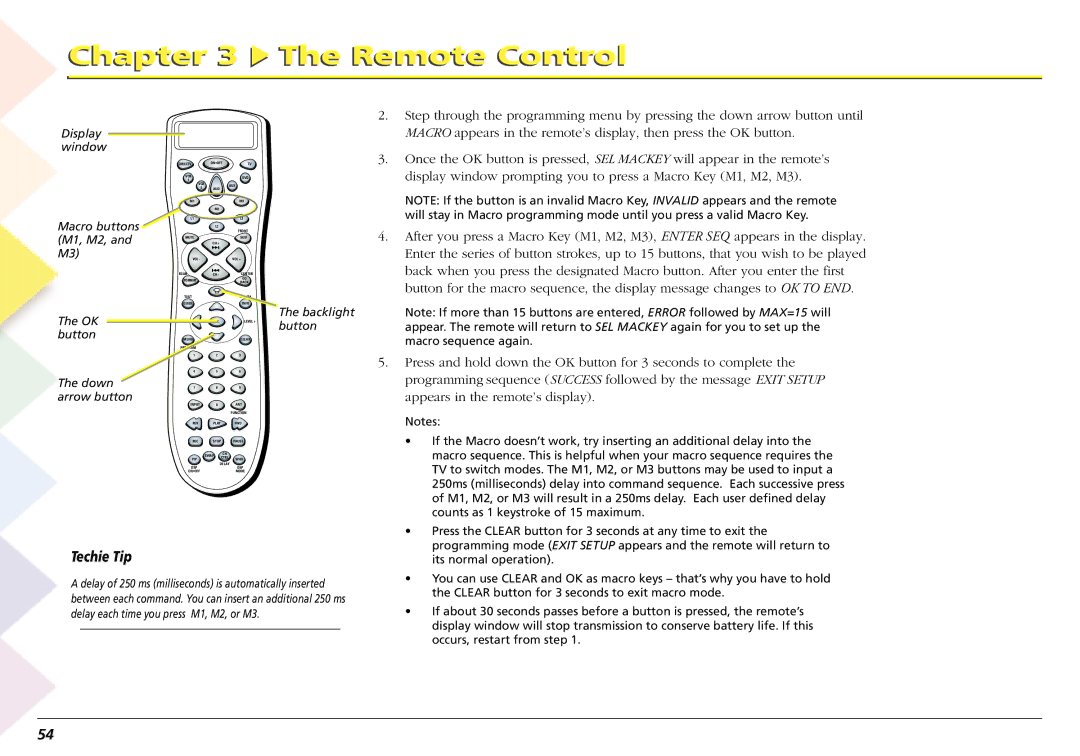 RCA L50000 manual Techie Tip 