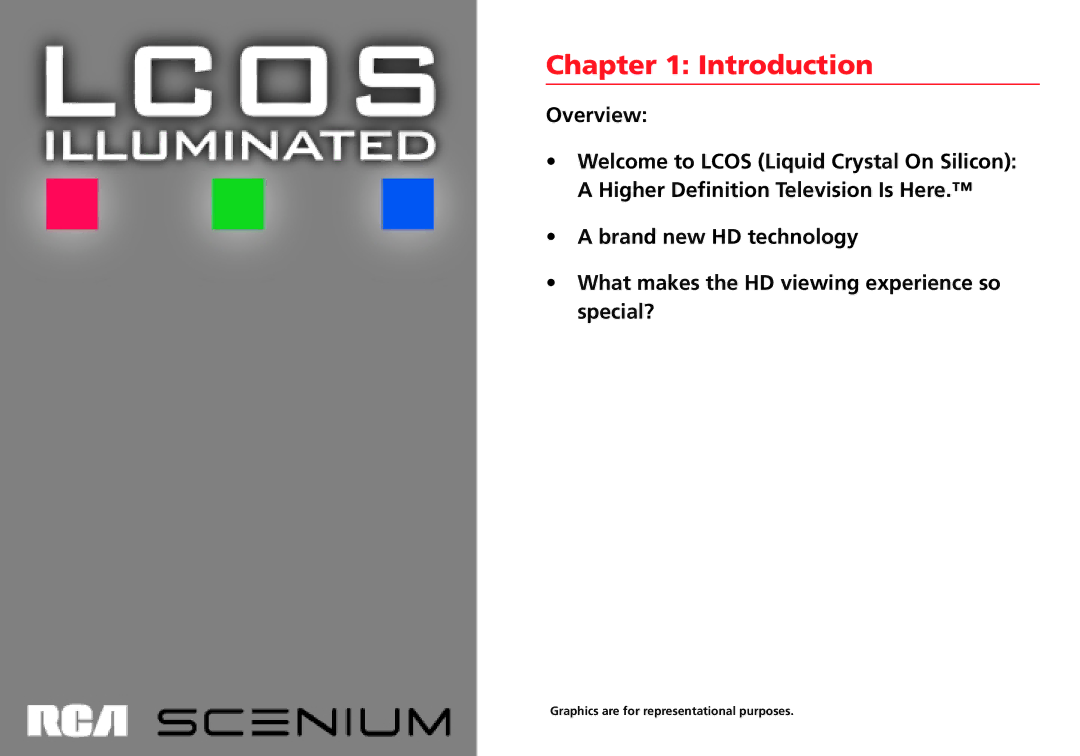 RCA L50000 manual Introduction, Overview 