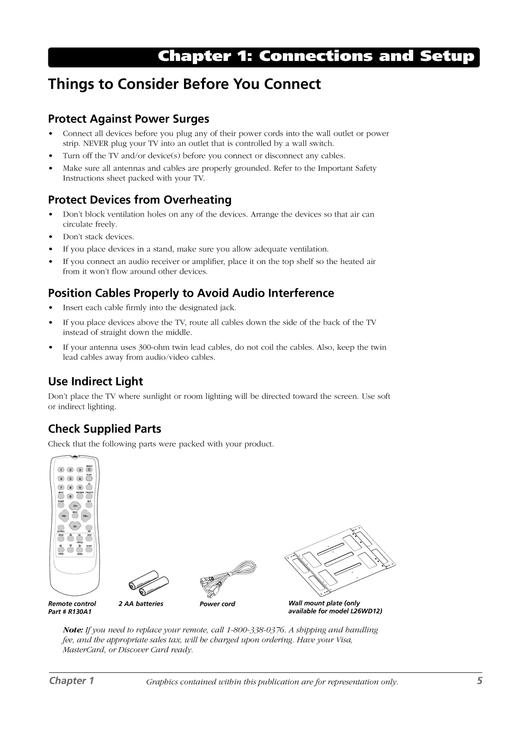 RCA LCD manual Things to Consider Before You Connect 