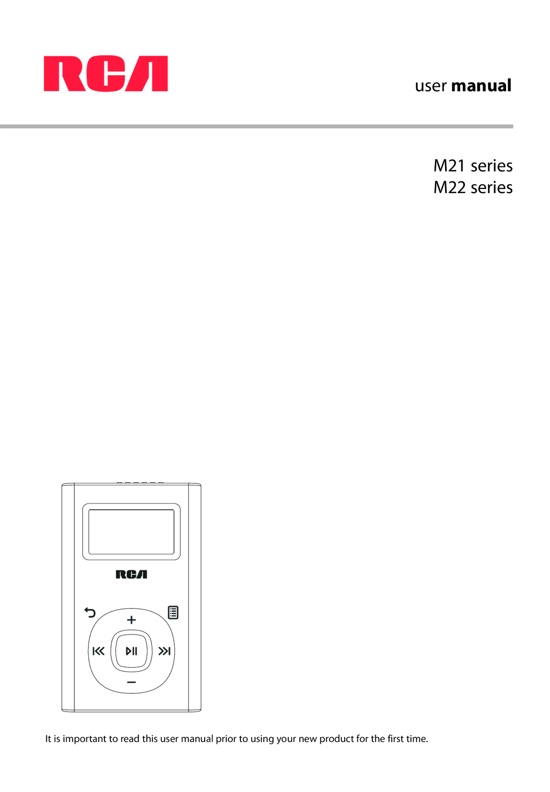 RCA M2202, M2208, M2204BL, M2204PL, M2204RD, M21 Series, M2104, M22 Series user manual M21 series M22 series 