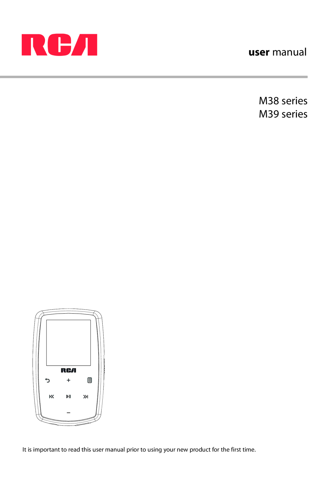 RCA M3808, M3816, M3804, M3904 user manual M38 series M39 series 