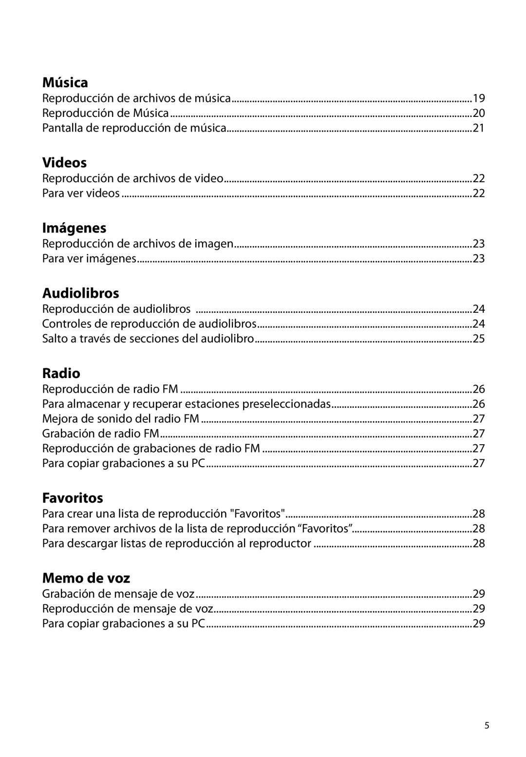 RCA M3804, M3816, M3808, M3904, M38 series, M39 series user manual Imágenes 