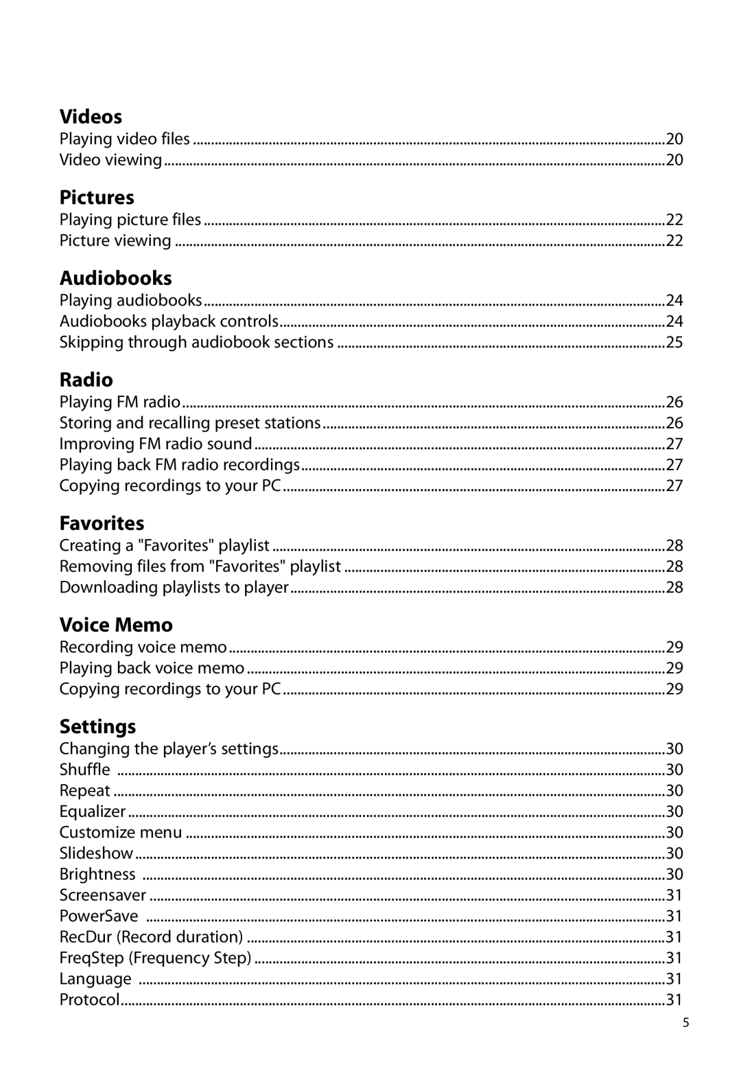 RCA M48 user manual Videos 