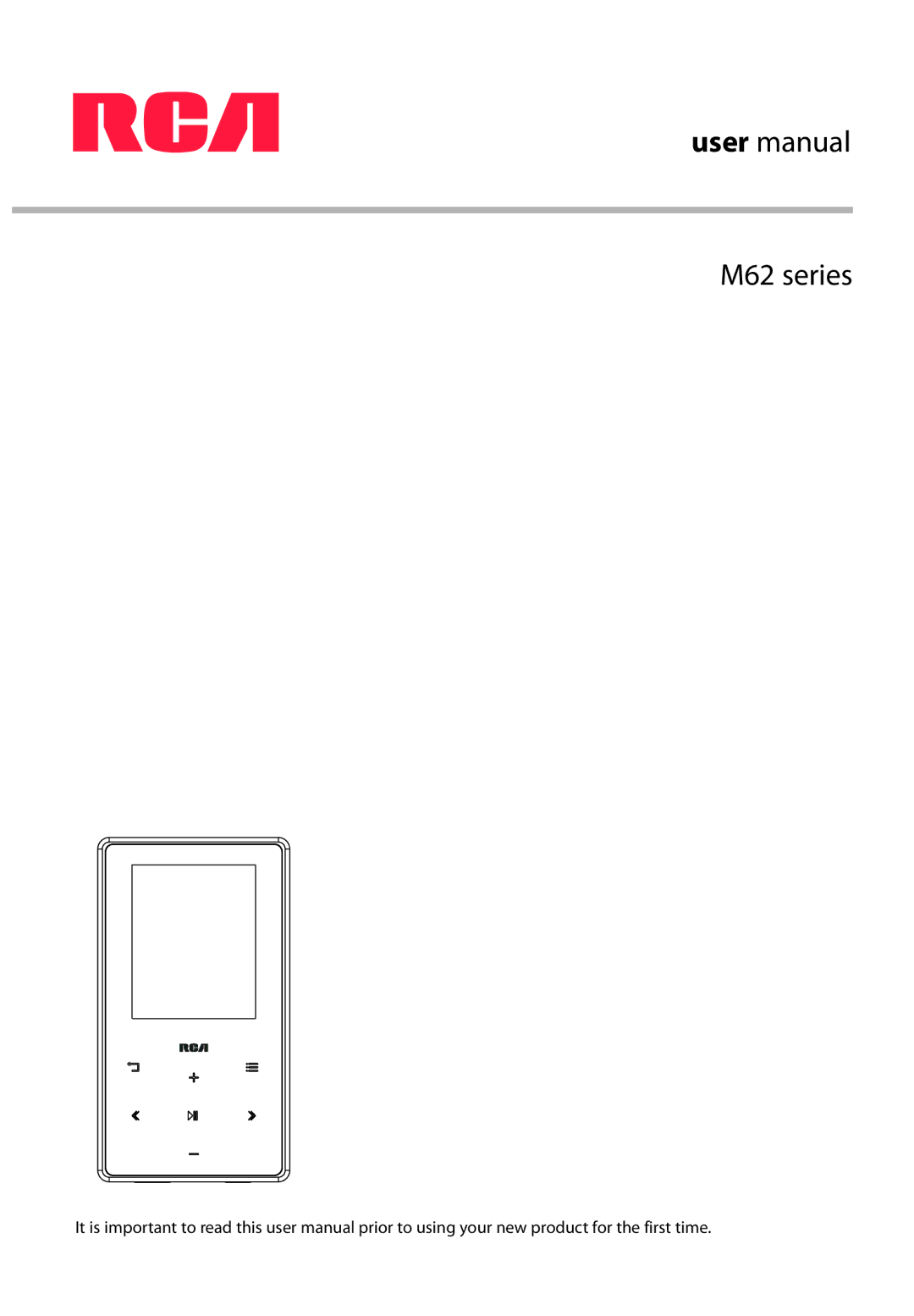 RCA user manual M62 series 