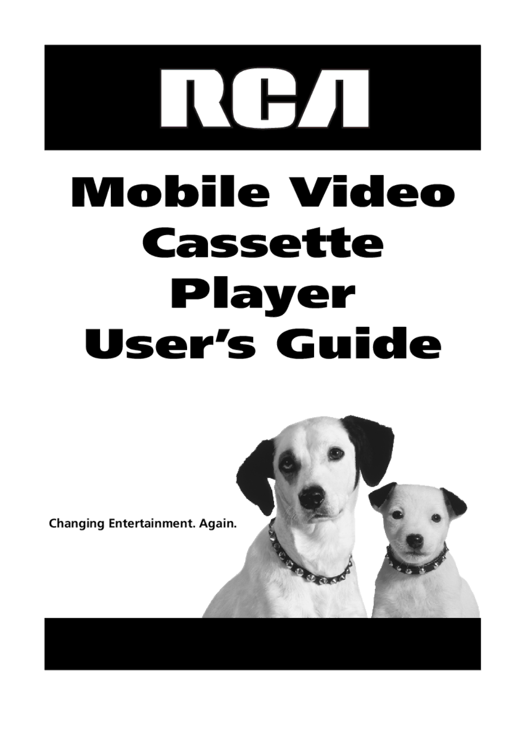 RCA manual Mobile Video Cassette Player User’s Guide 