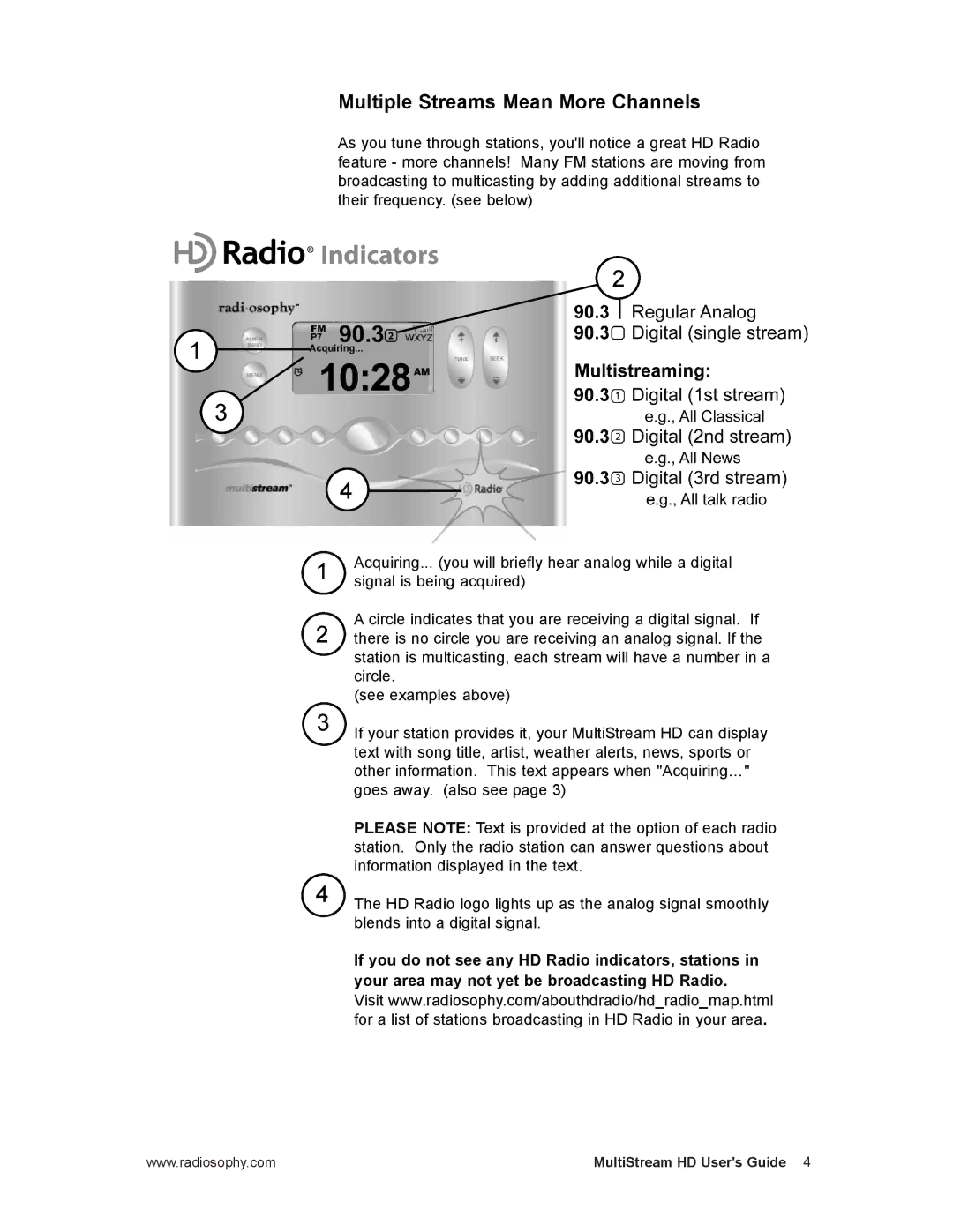 RCA MPA0001 manual Multiple Streams Mean More Channels 