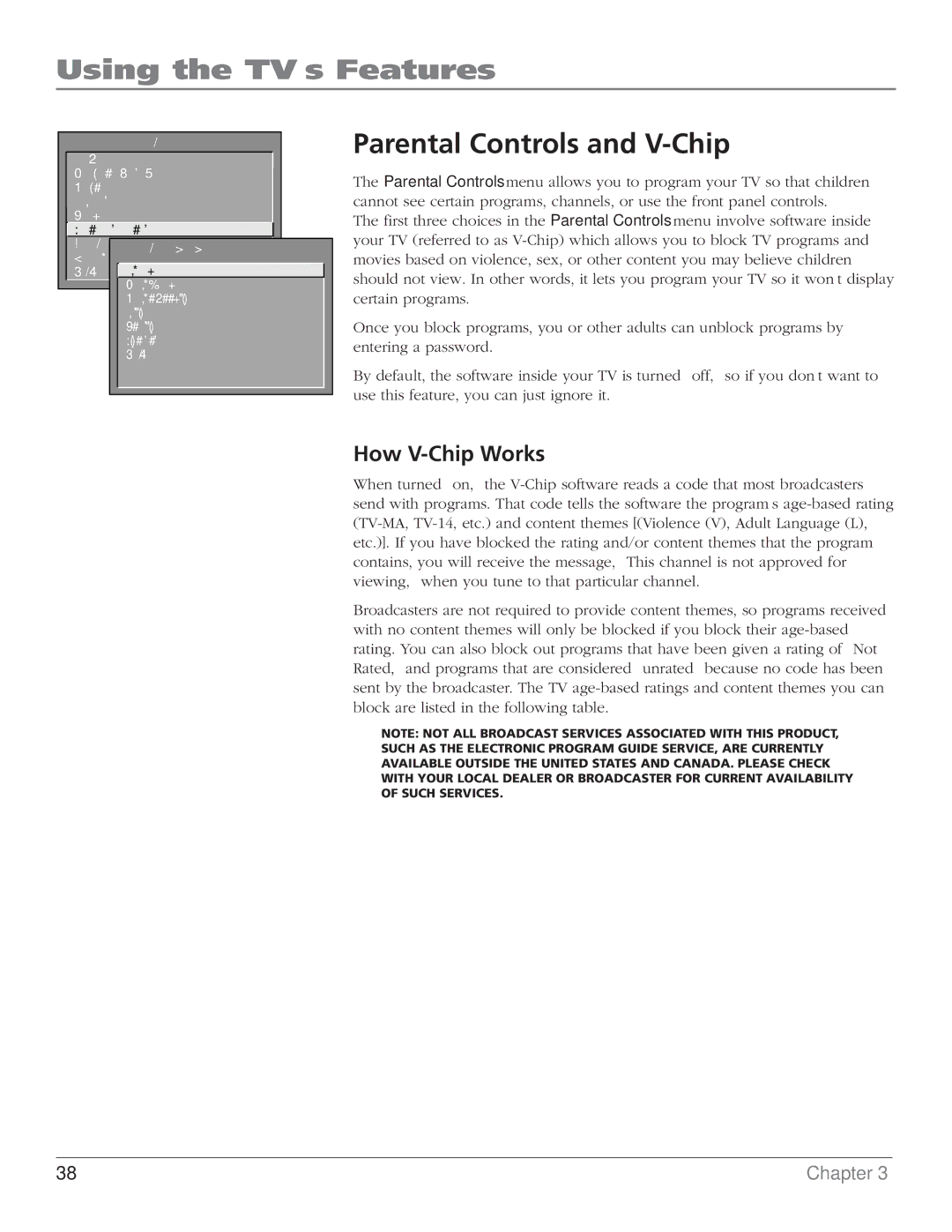 RCA MR68TF700 manual Parental Controls and V-Chip, How V-Chip Works 