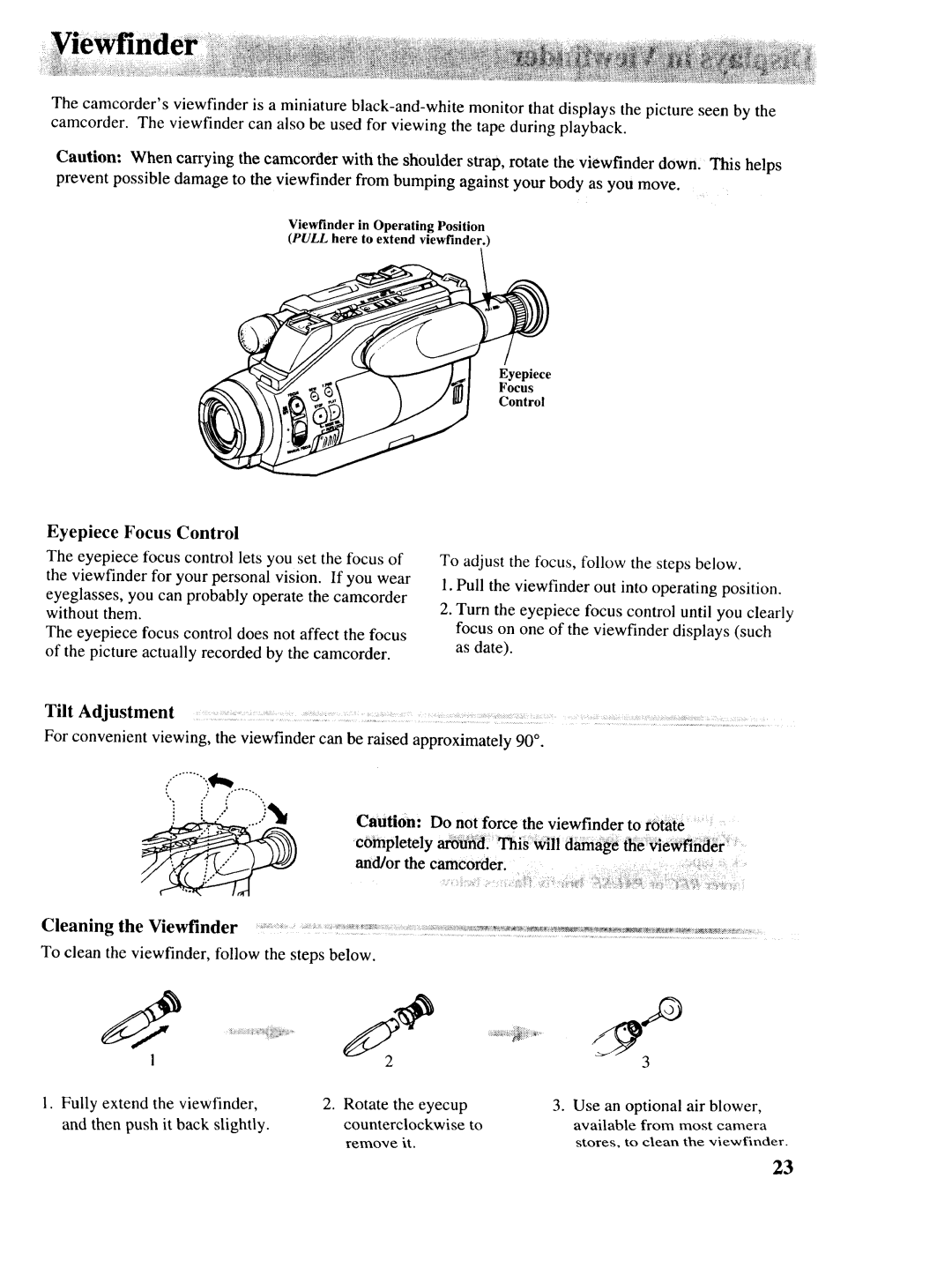 RCA P46730, P46729, P46728 owner manual To rOtat, Available from most camera 