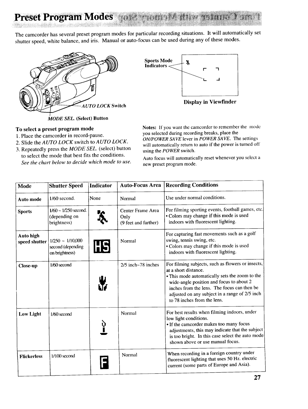 RCA P46728, P46729, P46730 owner manual Mode SEL. Select Button 