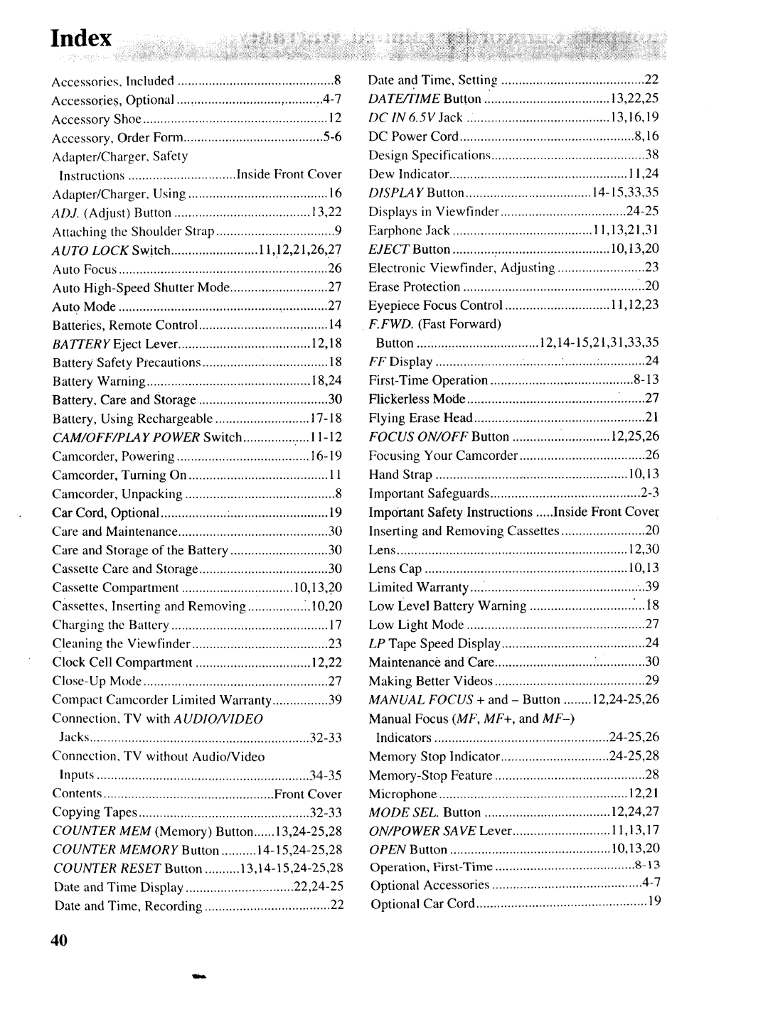 RCA P46729, P46730, P46728 owner manual Da Te/Time, Adj 