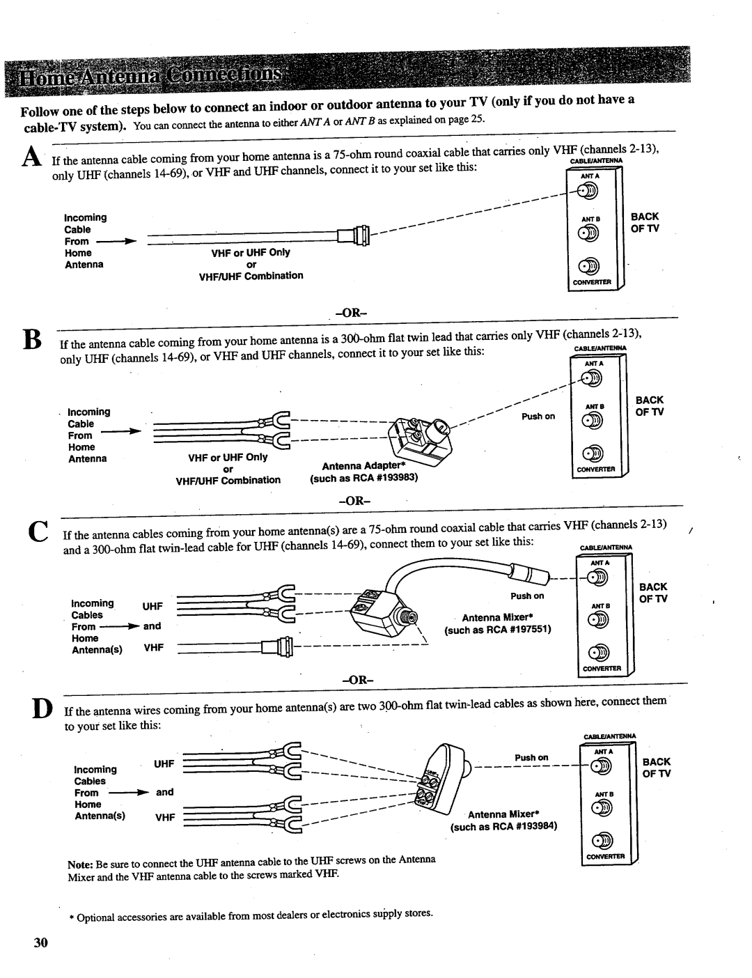 RCA P46738, P52731, P46732, P52730, P46731 manual Cab 